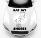 Preview: Aufkleber 17033 Bart Simpson - Eat my Shorts